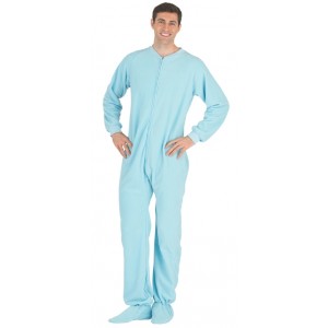 Schlafoverall (Fleece) BABY BLUE